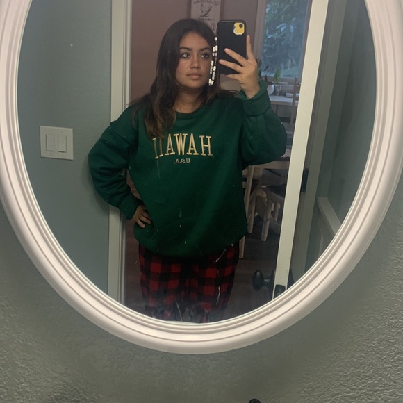 Green Hawaii Shein crewneck - Picture 2 of 3